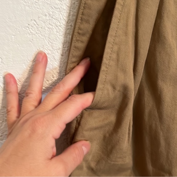 NWT Banana Republic High Rise khaki utility pants. Cotton Linen blend Sz.6S - Picture 4 of 9